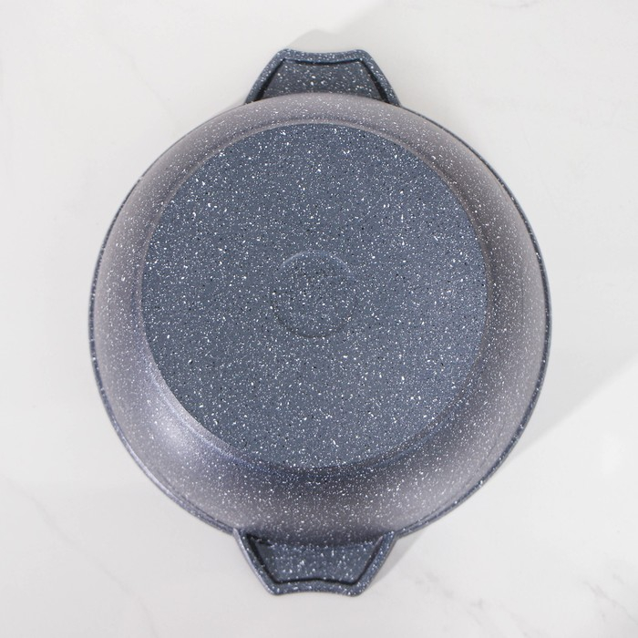 Кастрюля «Гранит», 3 л, антипригарное покрытие, цвет серый