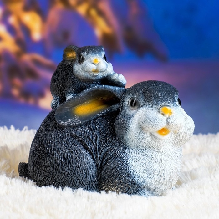 Копилка Копилка "Зайчиха с зайчонком" 15х8х10см