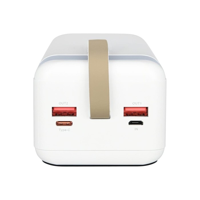 Внешний аккумулятор TFN Porta LCD PD, 40000 мАч, 2 USB, Type-C, microUSB, белый Внешний аккумулятор TFN Porta LCD PD, 40000 мАч, 2 USB, Type-C, microUSB, белый