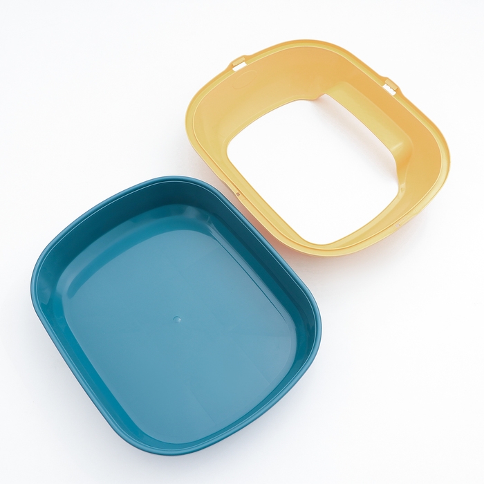 Туалет с бортом 46 х 38 х 18 см, голубой Туалет с бортом 46 х 38 х 18 см, голубой