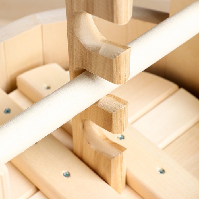 Кадка-бочка для засолки из липы, 10 л, с прижимным гнетом, нержавеющий обод Кадка-бочка для засолки из липы, 10 л, с прижимным гнетом, нержавеющий обод "Добропаровъ"