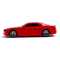 Машина металлическая CHEVROLET CAMARO, 1:64, цвет красный