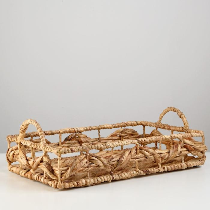 Корзина плетеная, 43х25х8/13 см, камыш Корзина плетеная, 43х25х8/13 см, камыш