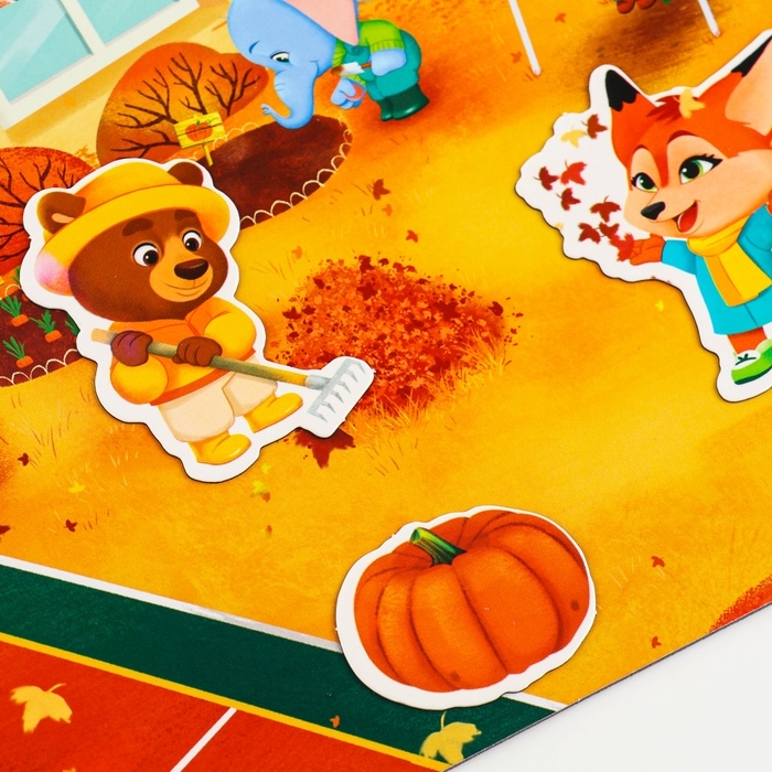 Магнитная игра Магнитная игра "Изучаем времена года" 28 *20