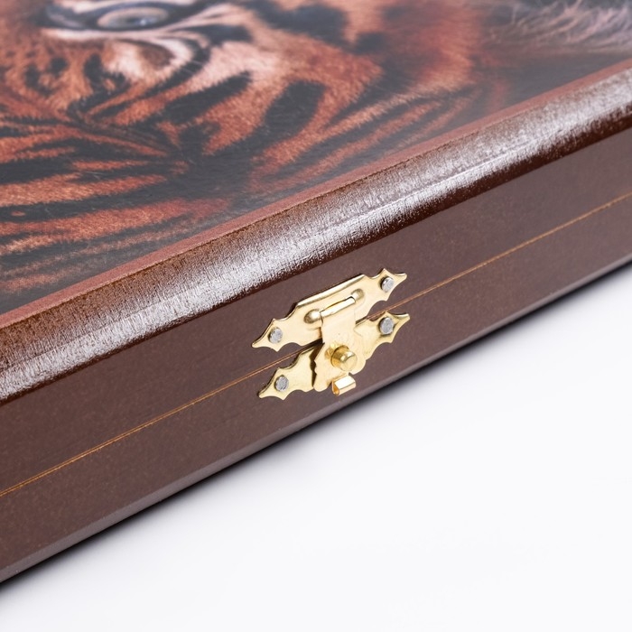 Нарды деревянные большие, настольная игра Нарды деревянные большие, настольная игра "Тигр", 50 х 50 см