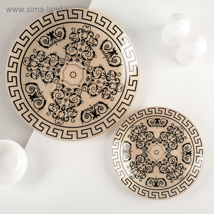 Сервиз столовый «Стиль», 7 предметов: d=30 см - 1 шт, d=20 см - 6 шт Сервиз столовый «Стиль», 7 предметов: d=30 см - 1 шт, d=20 см - 6 шт