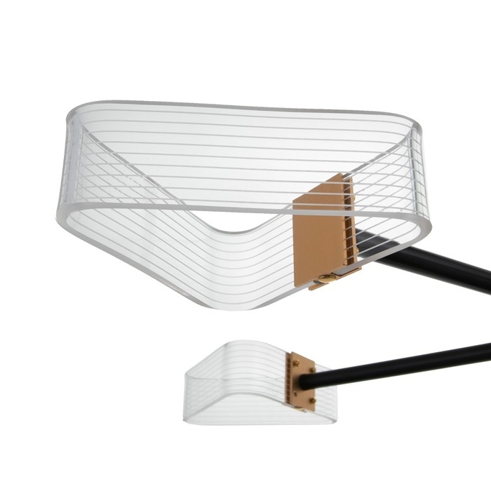 Люстра 1702/10 LED 204Вт 3000-6000К черный 95х95х80 см BayerLux