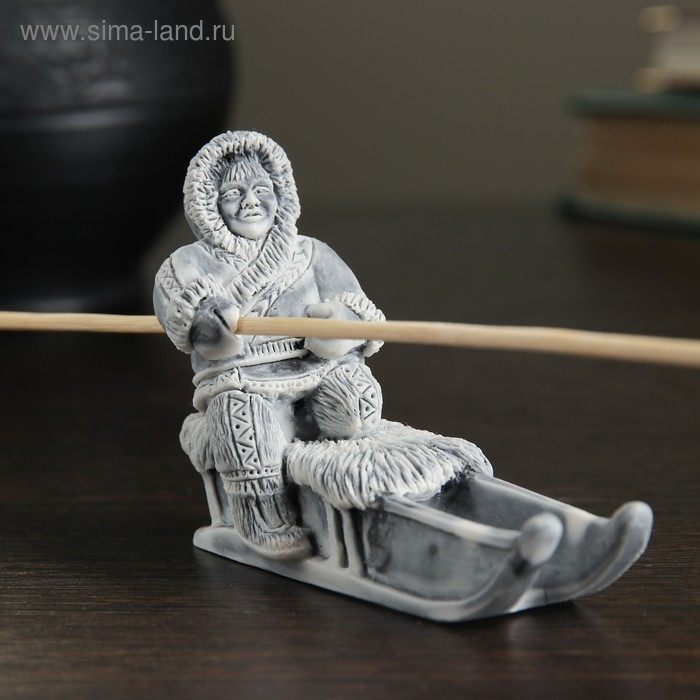 Сувенир Сувенир "Хант на нартах" 6,1см