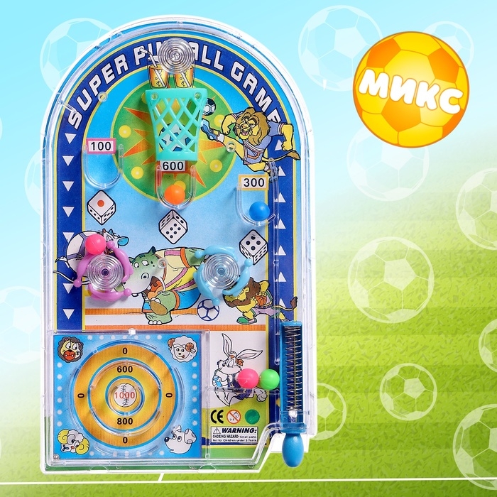 Головоломка-пинбол «Забивака», цвет МИКС Головоломка-пинбол «Забивака», цвет МИКС