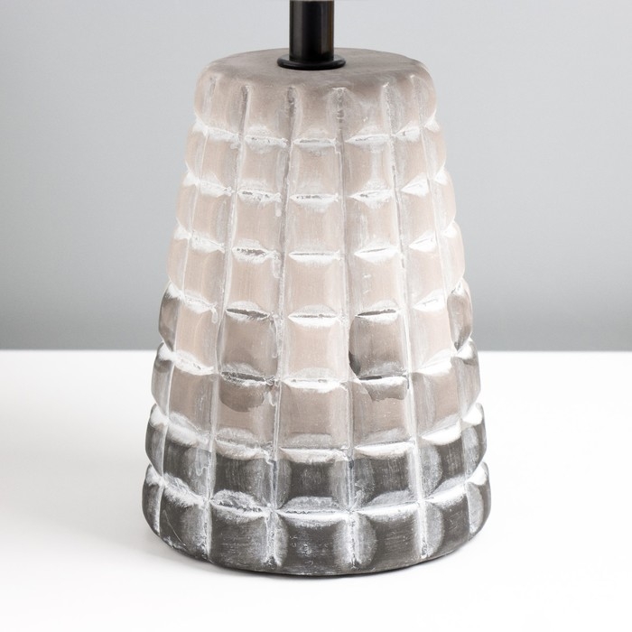 Настольная лампа Настольная лампа "Сулитан" E14 40Вт бежевый-коричневый 20х20х33 см RISALUX