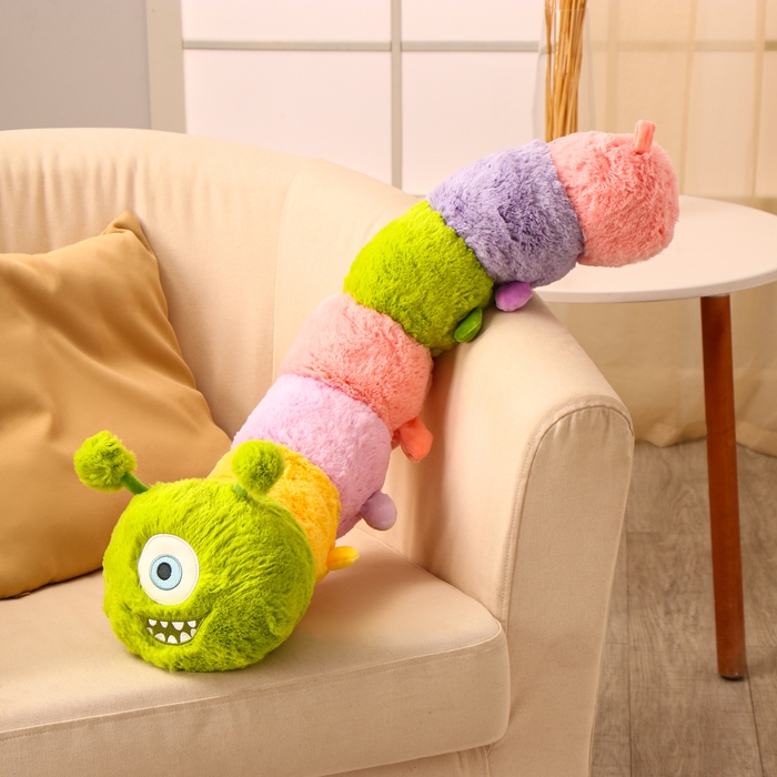 Мягкая игрушка «Гусеница», 75 см, разноцветная Мягкая игрушка «Гусеница», 75 см, разноцветная