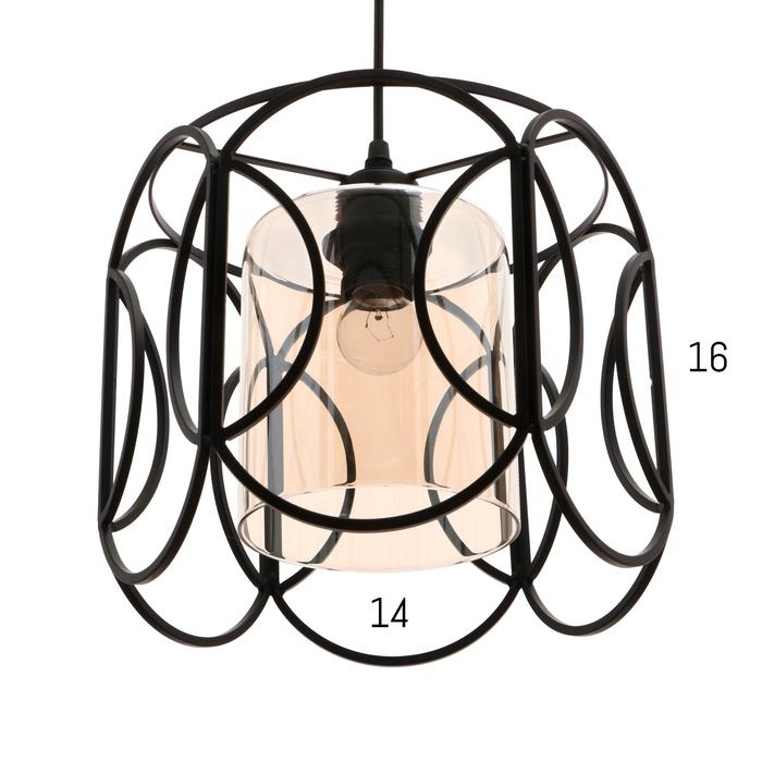 Светильник BayerLux 88327/1 E27 40Вт черный 26х26х23-123 см