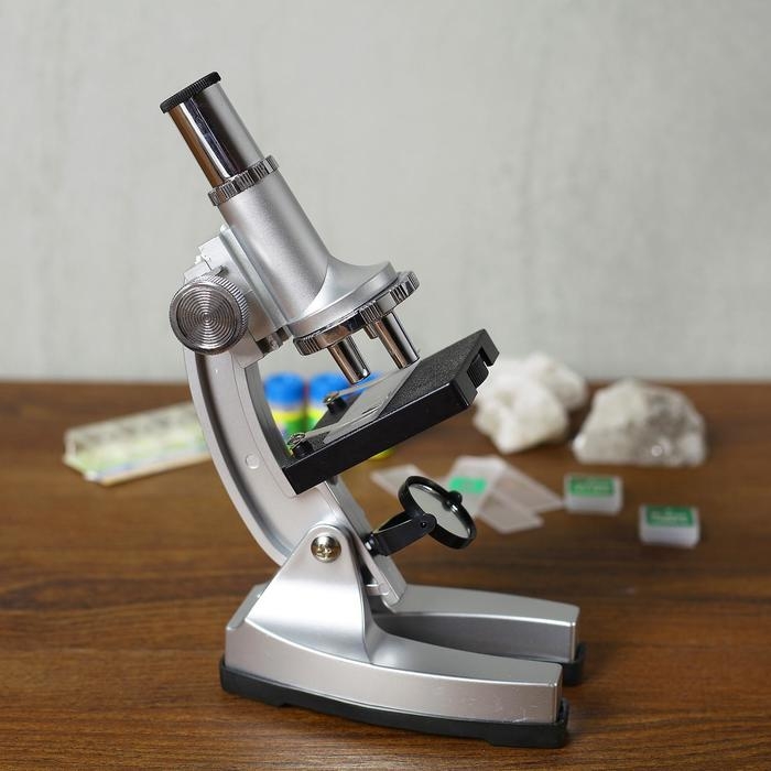 Микроскоп Микроскоп "Лаборатория", кратность увеличения 450х, 200х, 100х, набор для исследований
