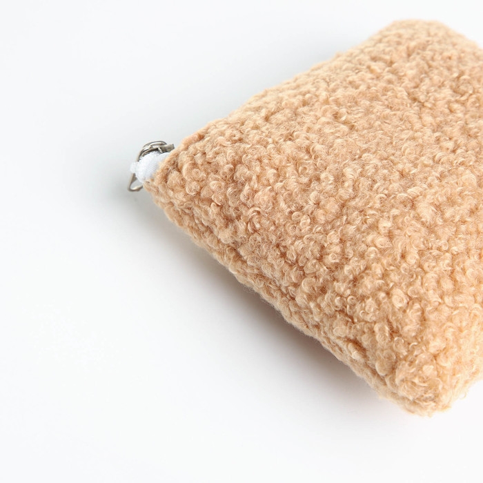 Кошелёк на молнии, цвет бежевый Кошелёк на молнии, цвет бежевый