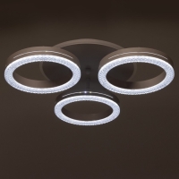 Светильник с ПДУ 74651/3+1 LED 75Вт диммер 3000-6000К белый 45х45х9 см BayerLux