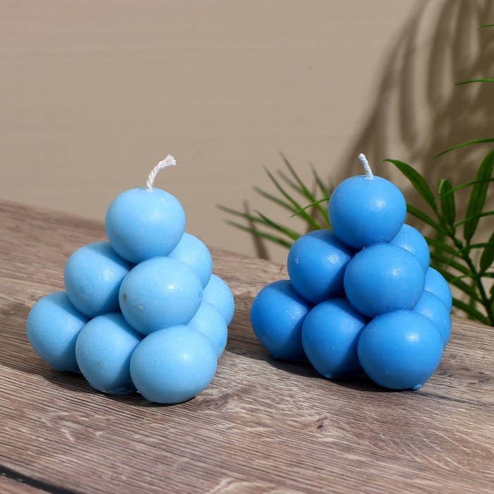 Свеча  Свеча "Пирамидка" 7,5х7,5х7,5 см, соевый воск МИКС