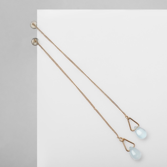 Серьги висячие со стразами «Цепочки» льдинка, цвет МИКС, 9 см Серьги висячие со стразами «Цепочки» льдинка, цвет МИКС, 9 см