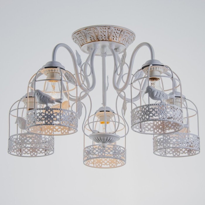 Люстра 669619/5 Е27 40Вт белый 59х59х33 см 4612419 Модель F761TT-1615 Люстра 669619/5 Е27 40Вт белый 59х59х33 см 4612419 Модель F761TT-1615