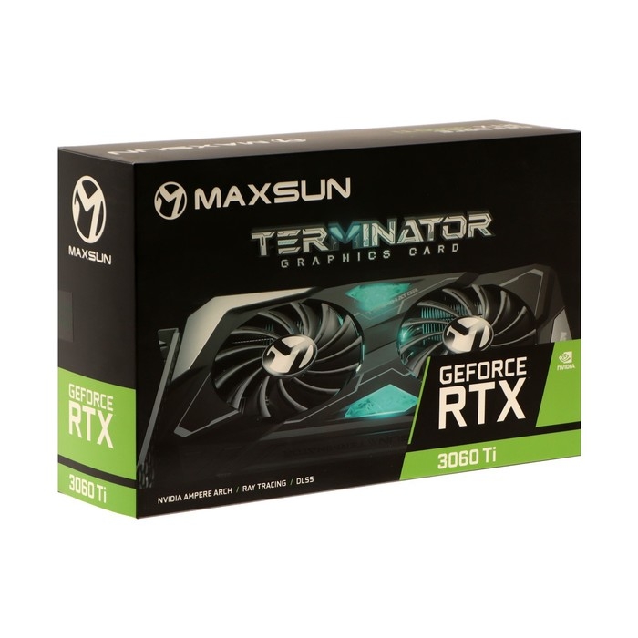 Видеокарта Maxsun RTX3060Ti Terminator, 8 Гб, 256bit, GDDR6, 3хHDMI, DP Видеокарта Maxsun RTX3060Ti Terminator, 8 Гб, 256bit, GDDR6, 3хHDMI, DP