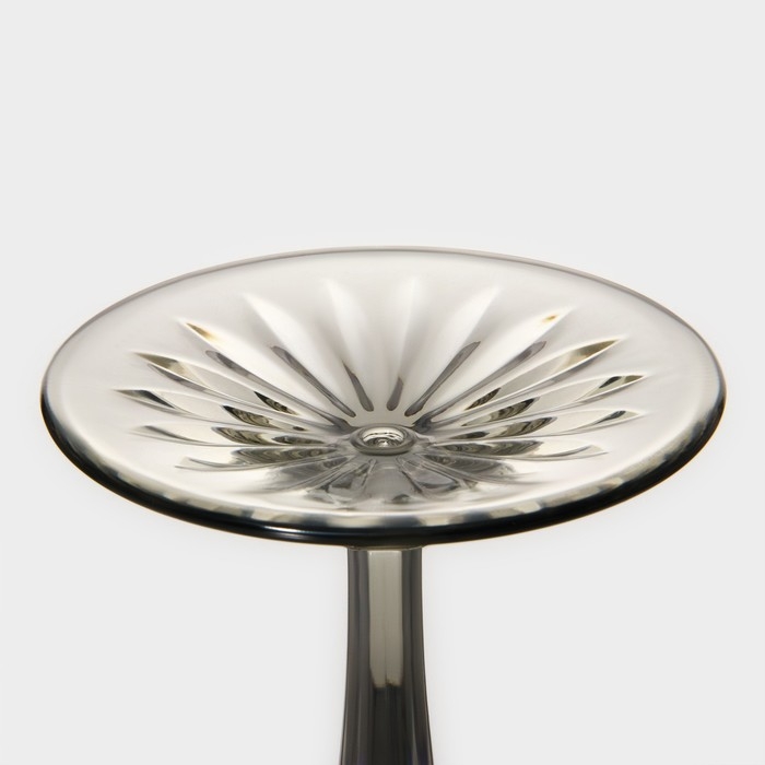 Креманка «Грани», 400 мл, 11×15,5 см, цвет серый Креманка «Грани», 400 мл, 11×15,5 см, цвет серый