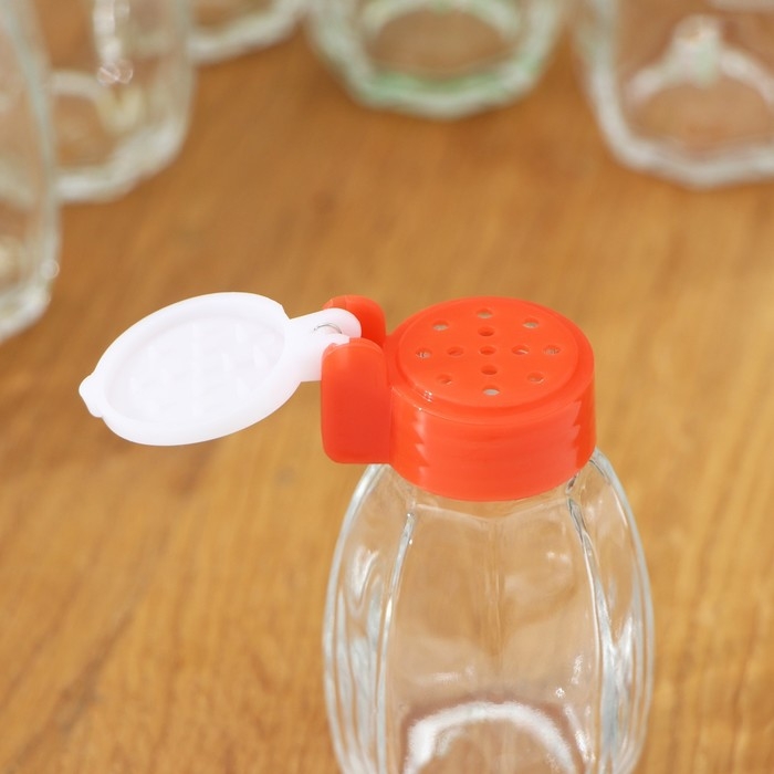 Набор стеклянных солонок Доляна «Грани», 30 мл, 3,5×7 см, 24 предмета, цвет МИКС Набор стеклянных солонок Доляна «Грани», 30 мл, 3,5×7 см, 24 предмета, цвет МИКС