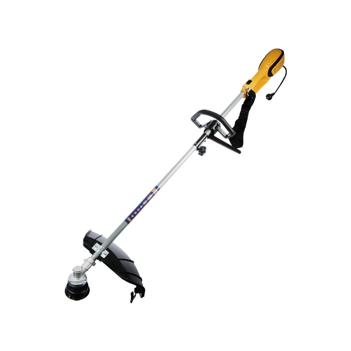 Электротриммер ТУНДРА, разборная штанга, катушка полуавтомат и диск, скос 400 мм, 1200 Вт Электротриммер ТУНДРА, разборная штанга, катушка полуавтомат и диск, скос 400 мм, 1200 Вт