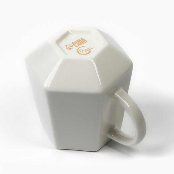 Кружка керамическая «Счастье есть», 300 мл, цвет белый