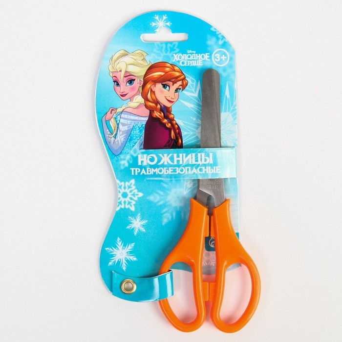 Ножницы детские 12 см, безопасные, пластиковые ручки, Холодное сердце, МИКС Ножницы детские 12 см, безопасные, пластиковые ручки, Холодное сердце, МИКС