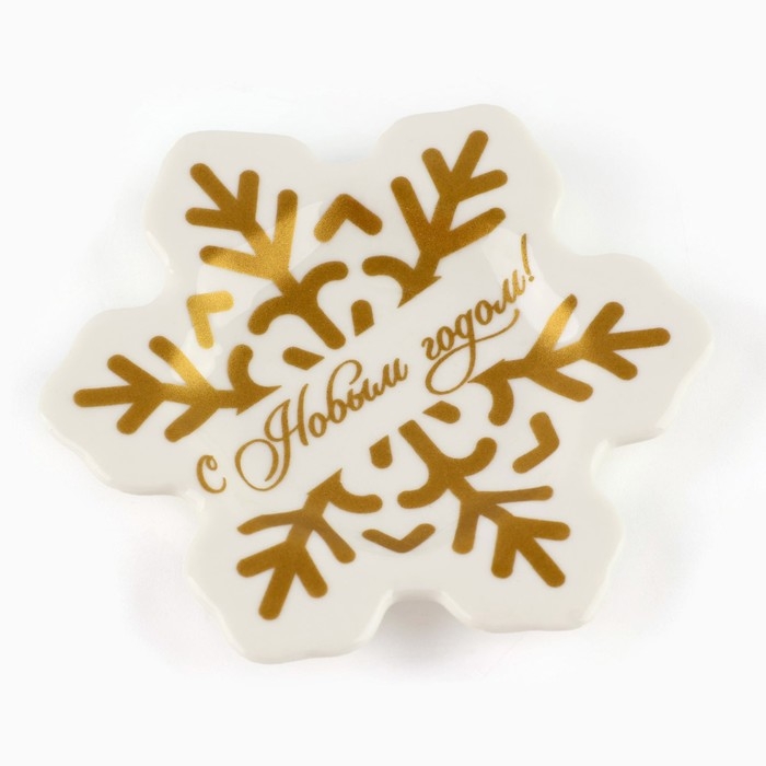 Новый год. Подставка под чайный пакетик «С Новым годом», 8 х 9 см Новый год. Подставка под чайный пакетик «С Новым годом», 8 х 9 см