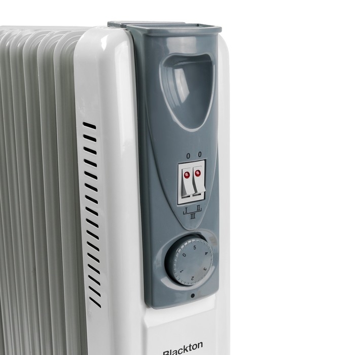 Обогреватель Blackton Bt OH2111, масляный, напольный, 2000 Вт, 20 м², 7 секций, белый Обогреватель Blackton Bt OH2111, масляный, напольный, 2000 Вт, 20 м², 7 секций, белый