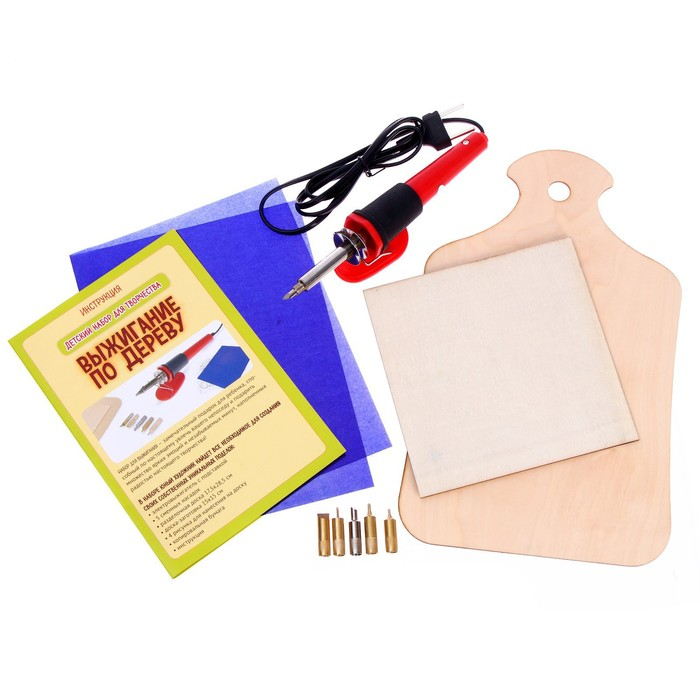 Набор для выжигания и росписи по дереву «Поиграем!» Набор для выжигания и росписи по дереву «Поиграем!»