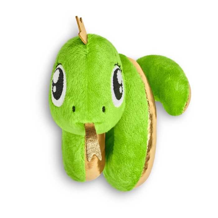 Мягкая игрушка змея «Золотая принцесса», 17 см Мягкая игрушка змея «Золотая принцесса», 17 см