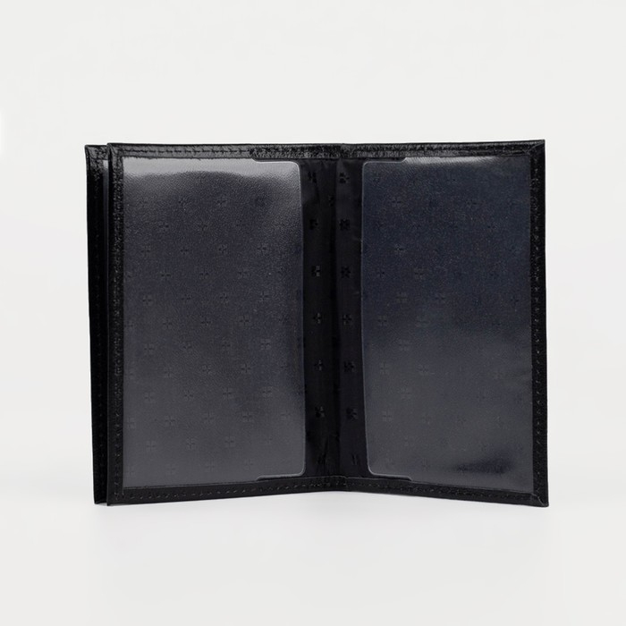 Обложка для автодокументов и паспорта, цвет чёрный Обложка для автодокументов и паспорта, цвет чёрный