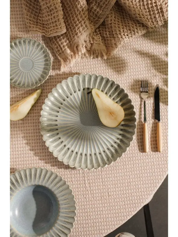 Блюдо SL Home &laquo;Эхо Крита&raquo;, d=25.5 см, фарфор, голубое