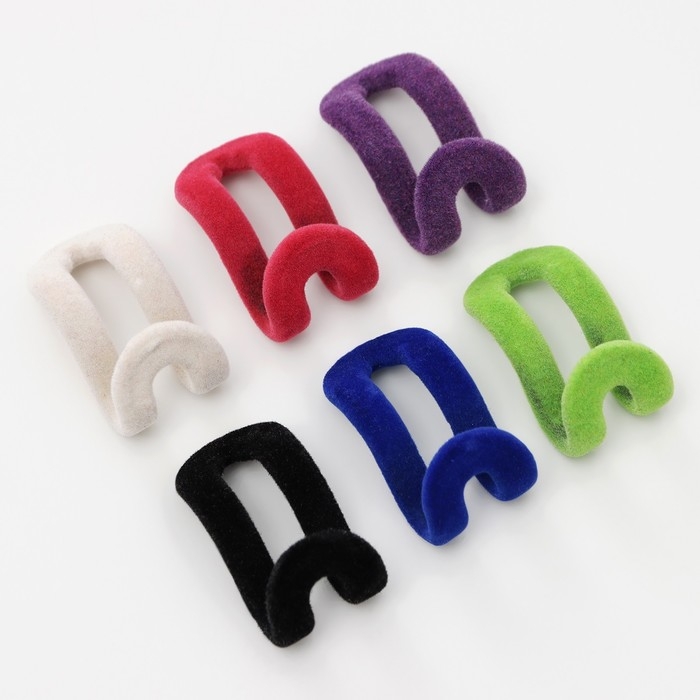 Крючки для вешалок, набор 10 шт, 5×3×3,4 см, цвет МИКС Крючки для вешалок, набор 10 шт, 5×3×3,4 см, цвет МИКС