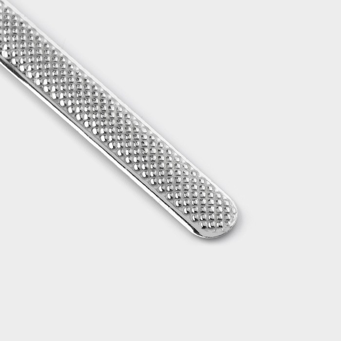 Ложки столовые &laquo;Крапинка&raquo;, длина 18 см, 12 шт, цвет серебряный