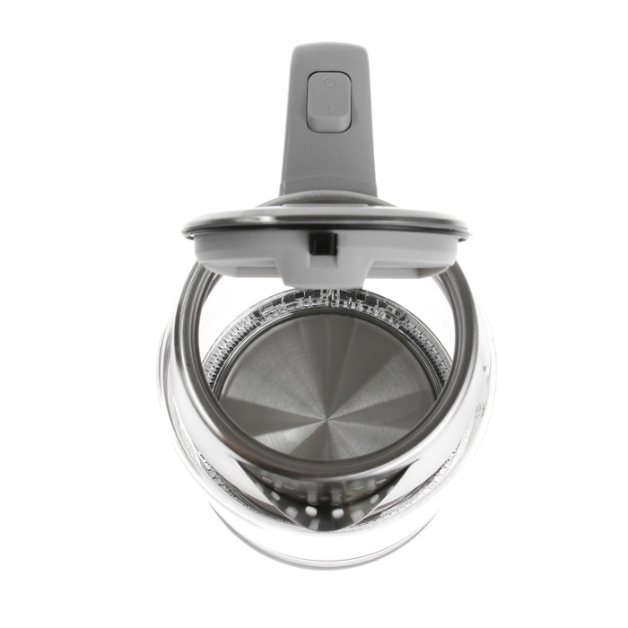 Чайник электрический ENERGY E-206, стекло, 1.7 л, 2200 Вт, серый Чайник электрический ENERGY E-206, стекло, 1.7 л, 2200 Вт, серый