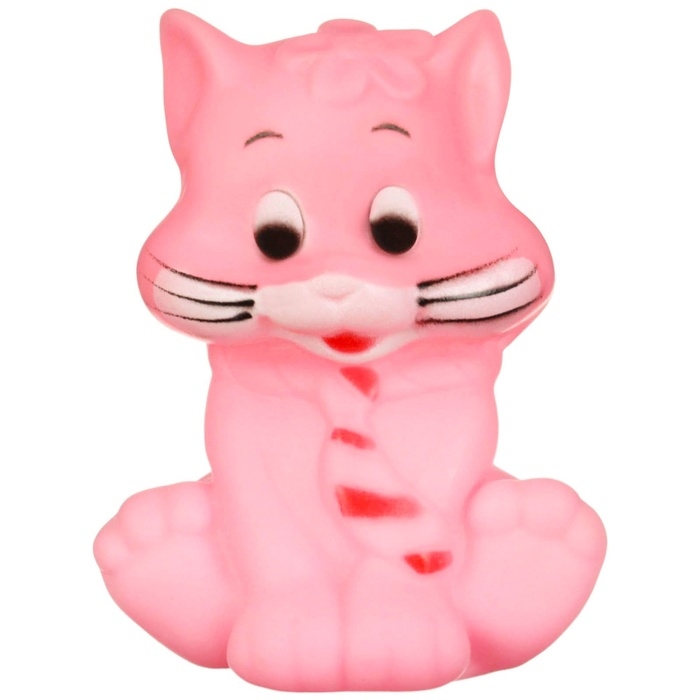 Резиновая игрушка для ванны «Котик», с пищалкой, 1 шт, цвет МИКС, Крошка Я Резиновая игрушка для ванны «Котик», с пищалкой, 1 шт, цвет МИКС, Крошка Я