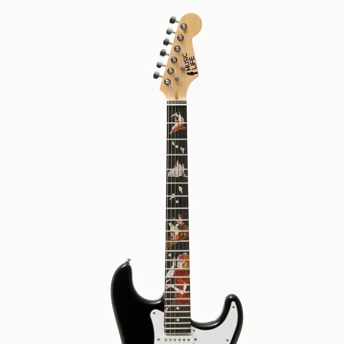 Наклейка на гриф гитары Music Life, девушка Наклейка на гриф гитары Music Life, девушка