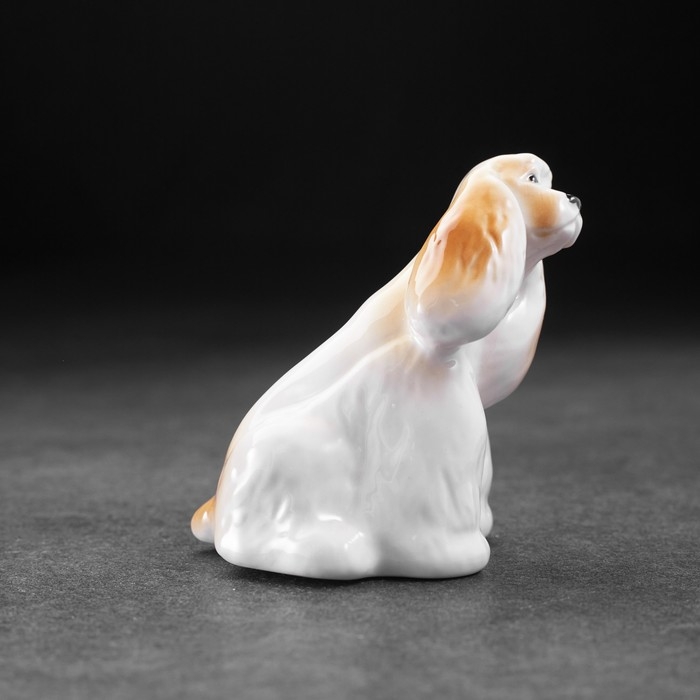 Сувенир Сувенир "Кокер сидящий", 8 х 6 х 8 см, фарфор