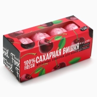 Подарочный набор косметики «Сахарная вишня», бомбочки для ванны, 4 х 50 г, BEAUTY FOOD