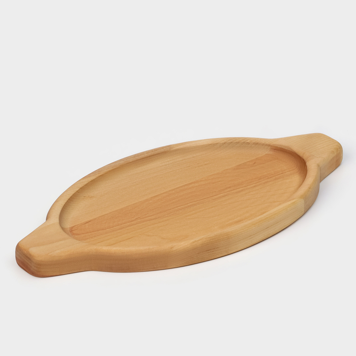 Блюдо для подачи Adelica «Хачапури по-аджарски», 30×15×1,7 см, массив берёзы Блюдо для подачи Adelica «Хачапури по-аджарски», 30×15×1,7 см, массив берёзы