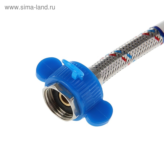 Подводка гибкая AquaKratos, гайка-гайка, 120 см, нерж.сталь, с ключом для монтажа Подводка гибкая AquaKratos, гайка-гайка, 120 см, нерж.сталь, с ключом для монтажа