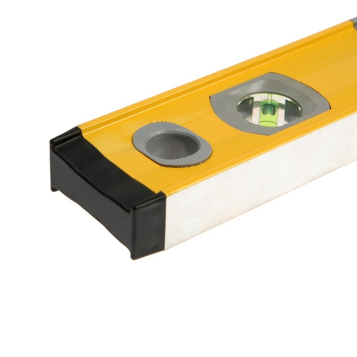 Уровень алюминиевый магнитный ТУНДРА, фрезерованный, 3 глазка, 400 мм Уровень алюминиевый магнитный ТУНДРА, фрезерованный, 3 глазка, 400 мм