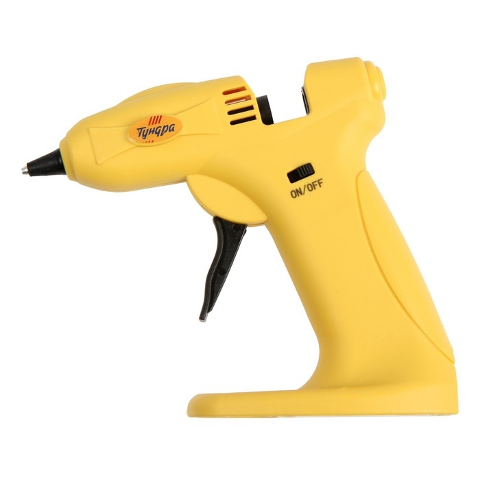 Клеевой пистолет ТУНДРА, 12 Вт, аккумулятор 2000 мА, microUSB, 7 мм Клеевой пистолет ТУНДРА, 12 Вт, аккумулятор 2000 мА, microUSB, 7 мм