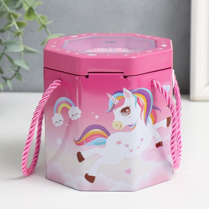 Копилка металл с замочком Копилка металл с замочком "Сказочные сюжеты. Шестиугольник" МИКС 11,5х11,5х12 см