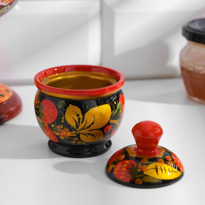 Набор для специй Набор для специй "Тройной" , емкости по 30мл, хохлома