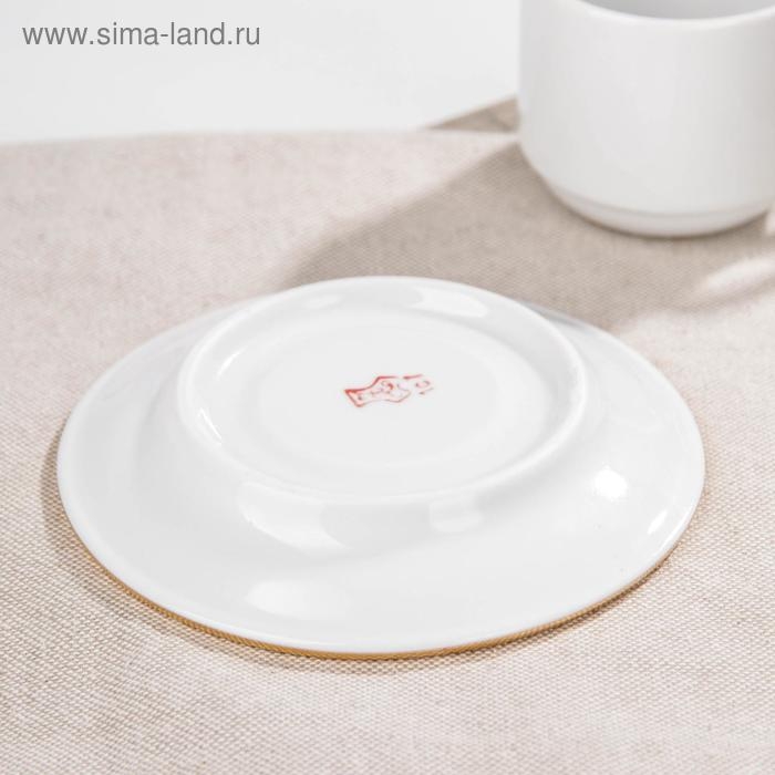 Кофейная пара фарфоровая, 100 мл, блюдце d=11,5 см Кофейная пара фарфоровая, 100 мл, блюдце d=11,5 см