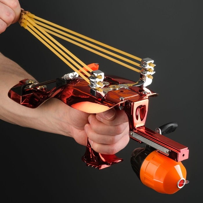 Рогатка рыболовная, 3 жгута, 2 стрелы в комплекте Рогатка рыболовная, 3 жгута, 2 стрелы в комплекте