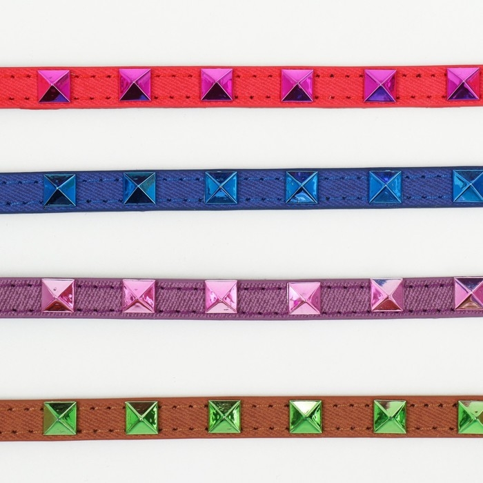 Ошейник Ошейник "Люкс", 30 х 1 см, микс цветов